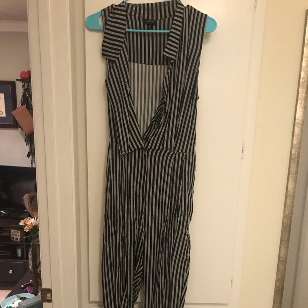 Black and White striped jumper